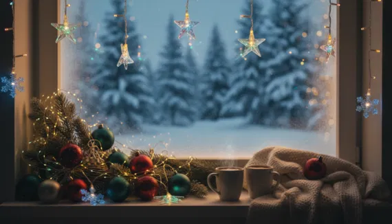 Weihnachtsdeko Fenster LED