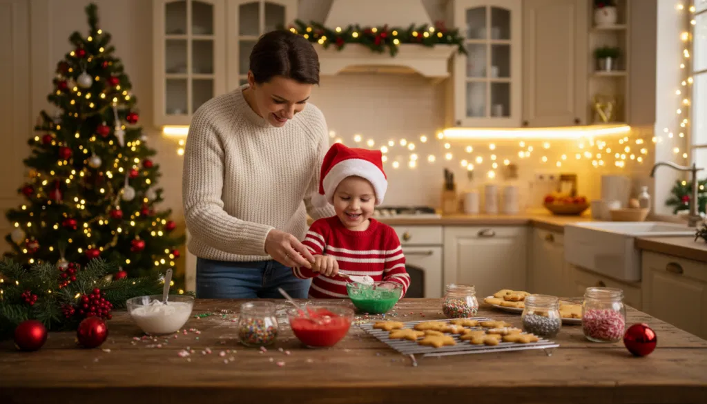kinderfreundliche Weihnachtsküche