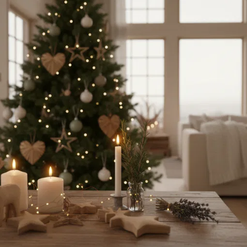 Hygge skandinavische Weihnachtsdeko