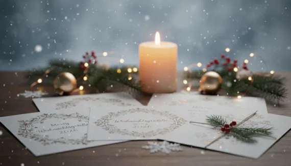 Weihnachtsspruch für Karte