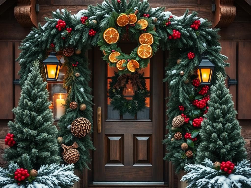 Weihnachtsdeko Vor Der Haustür