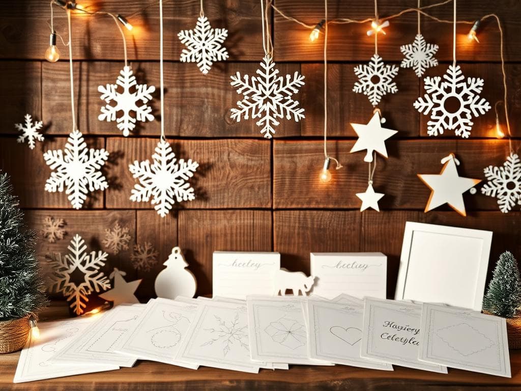 Weihnachtsdeko aus Holz selber machen - Vorlagen & Bastelideen